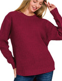 Favorite Sweater- Black or Cabernet