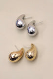 GRACEFUL GOLD LIGHTWEIGHT TEARDROP EARRINGS