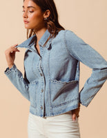 Scalloped Denim Jacket