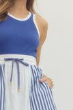 Gone Sailing Tank Dress- 1 Large Left