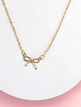 Mini Bow Dainty Necklace