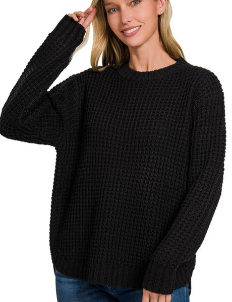 Favorite Sweater- Black or Cabernet