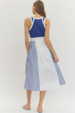 Gone Sailing Tank Dress- 1 Large Left
