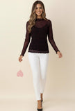 Hot Date Mesh Top