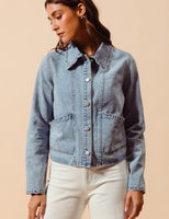 Scalloped Denim Jacket