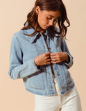 Scalloped Denim Jacket