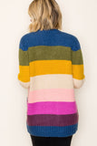 Sunset Striped Cardigan