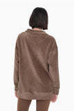 Corduroy Pullover Dark Earth