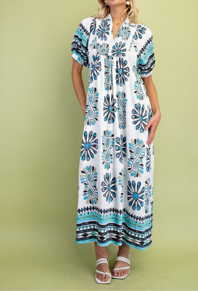 Sunburst Maxi Dress