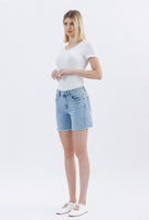High Rise Midi Shorts- 6” Inseam