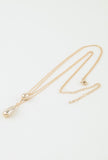 Double Modern Teardrop Necklace