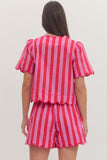 Scallops and Stripes Top