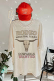 Rodeo Houston, Texas Oversized Graphic Tee
