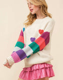 Crochet Hearts Sweater