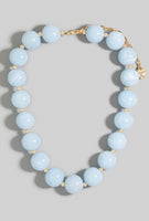 Large Resin Ball Beaded Necklace 3 Colors