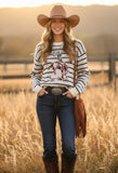 Wild West Striped Sweater