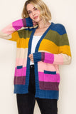 Sunset Striped Cardigan