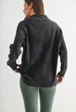 Duality Mineral Washed Waffle Knit Top