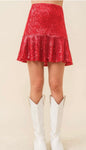 Holidaze Skirt- Red