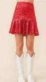 Holidaze Skirt- Red