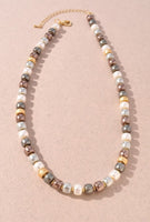 Two Tone Bead Necklace