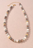 Two Tone Bead Necklace