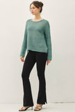 Fisherman Crochet Sweater