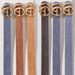 Denim Skinny Belts 5 Colors