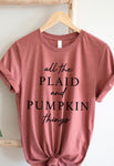 Plaid & Pumpkins Tee