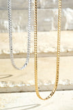 Brass Snake Chain Short Necklace Gold