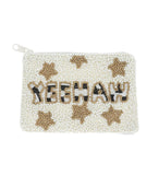 Yeehaw Star Beaded Coin Purse- 2 Colors