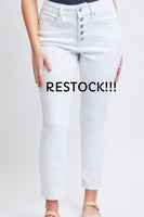 RESTOCK!!! Button Fly Vintage Slim Jeans