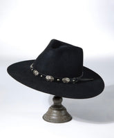 Western Concho Wool Panama Hat