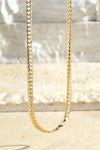 Brass Snake Chain Short Necklace Gold