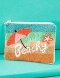 Just Beachy Beaded Coin Purse