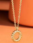 Rope Circle Dainty Short Necklace